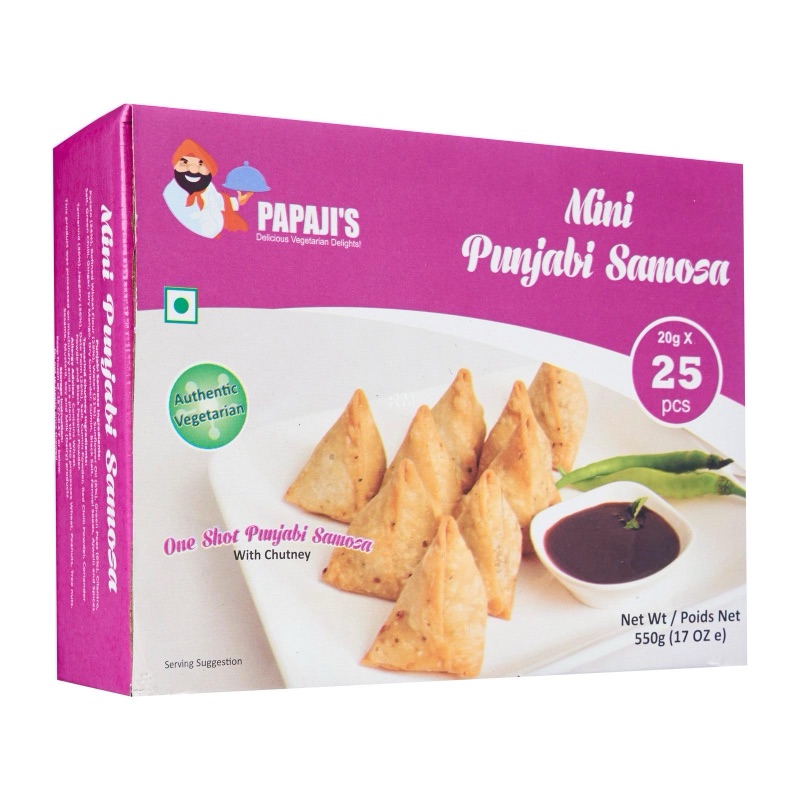 Papaji's One Shot Mini Punjabi Samosas