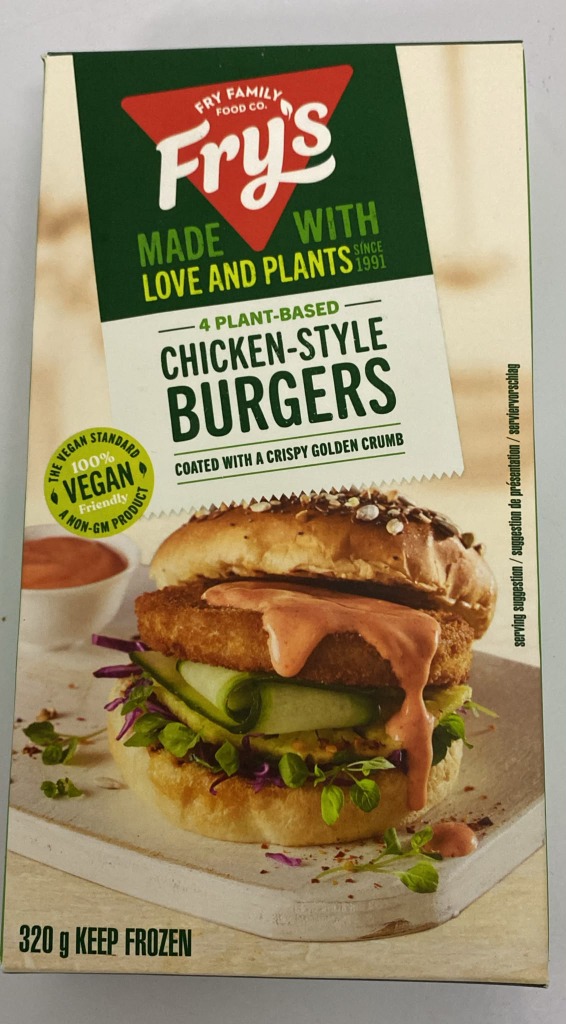 Fry's Chicken Style Burger